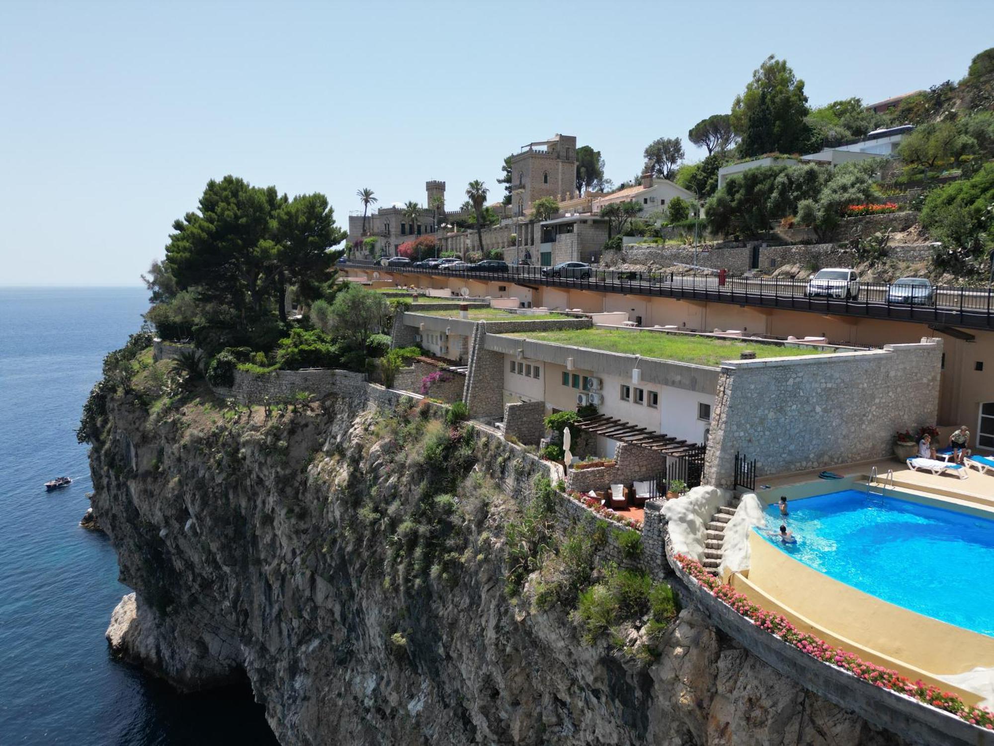Villa Infinity Vista Mare E Relax Таормина Экстерьер фото